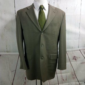 Z2 By Zante 46R  Olive Suit Blazer Sports Coat
